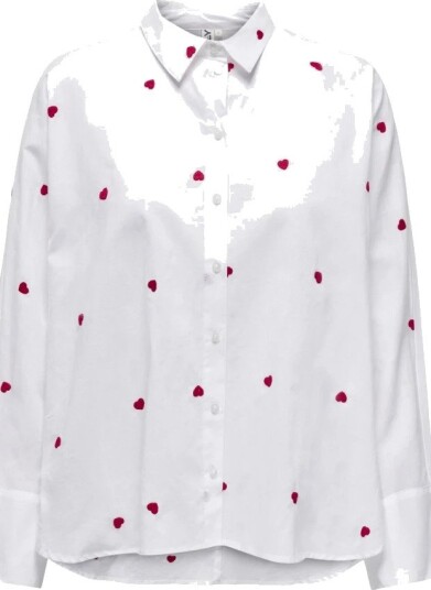 Only, Dame, Bluser & Skjorter, Hvit, S,