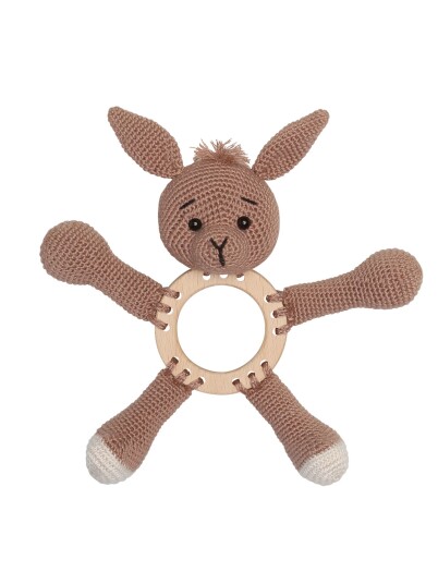 Bunny on ring brun