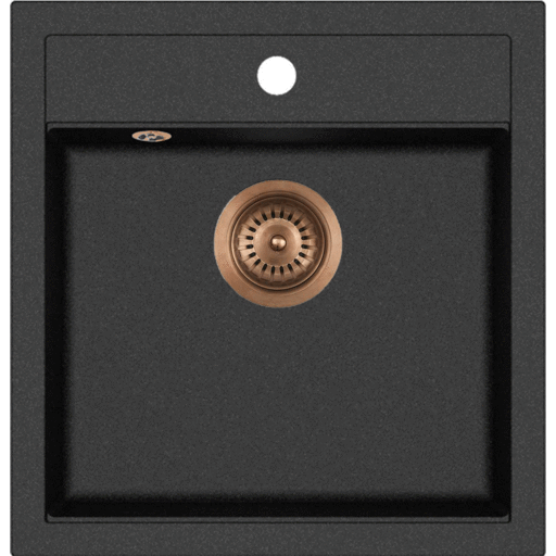 Lavabo Jupiter 50 Kjøkkenvask 510x490 mm, Sort Lavabo Jupiter 50 Kjøkkenvask 510x490 mm, Sort