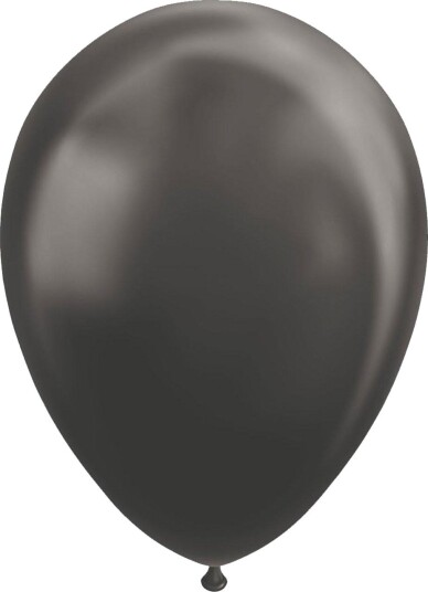 Globos Ballonger 30 cm Metallic Svart 10 stk