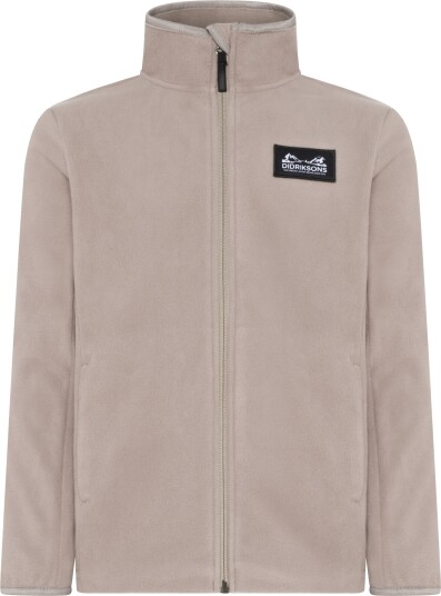 Didriksons Kids' Malakit Full Zip Ash Brown 120 Didriksons Kids' Malakit Full Zip Ash Brown 120