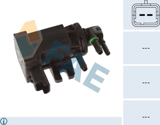 Trykkomformer, turbolader FAE 56039