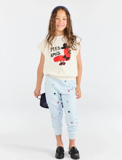 THE ANIMALS OBSERVATORY Panther Kid Sweatpants Blue   Blue   92