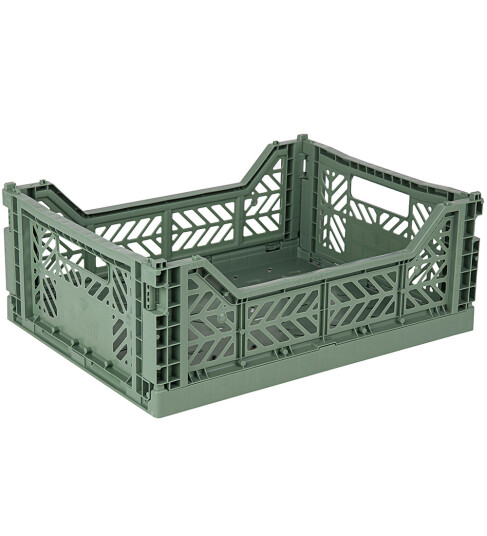 Aykasa Midi Folding Box Almond Green