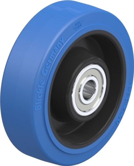 Blickle 623298 Poev 125/20K-Sb Plast Hjul, Hjuldiameter 125 Mm, Bæreevne Maks. 250 Kg, 1 Stk