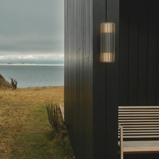 Aludra dobbel vegglampe seaside IP54 - Antrasitt