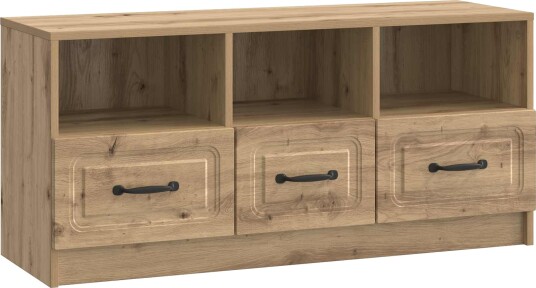 TV skap med skuff Artisan eik 102 x 34,5 x 47 cm Konstruert tre