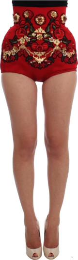 Dolce & Gabbana Dame Shorts Rød S,