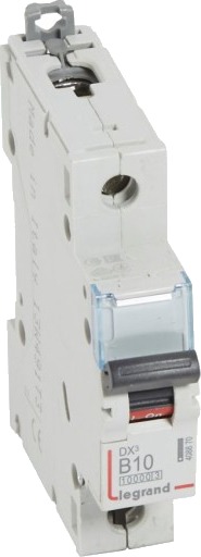 Legrand 10 stk DX³ MCB automatsikring B10 1P 1M 10/16kA