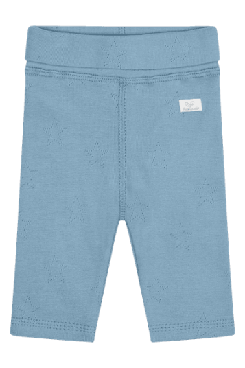 Hust & Claire Luca Pointelle star legging til barn - iron blue