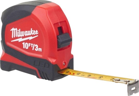 Milwaukee Målebånd 48226602 Metrisk med LED-lampe