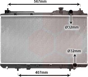 VAN WEZEL 25002175 Radiator motorkjøling VAN WEZEL 25002175 Radiator motorkjøling