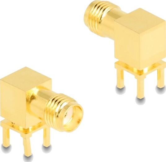 Delock - Antenneadapter - Sma Hunn 90° Pcb