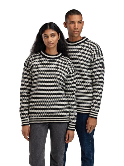Dale Of Norway Skipsleia Unisex Sweater Black Offwhite XS