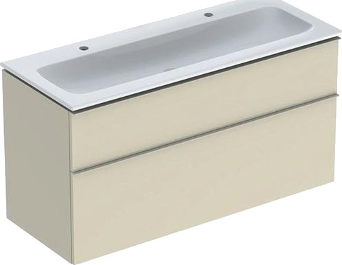 Møbelsæt Icon Smal 2 Skuf 120X63 Sandgrå