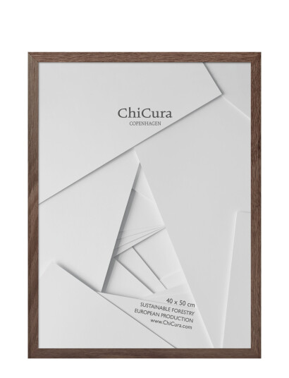 ChiCura Wooden Frame 40X50Cm Glass Brown 40X50CM ChiCura Wooden Frame 40X50Cm Glass Brown 40X50CM