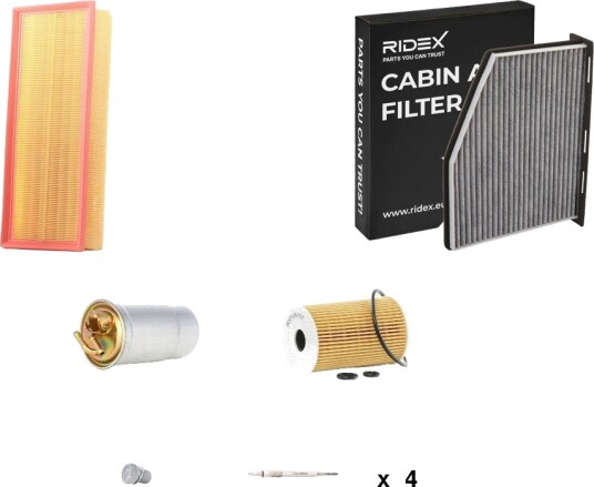 Servicepakke RIDEX 4682P22203