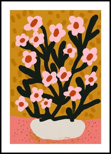 Blooming Simplicity Plakat Plakat / 21x30cm