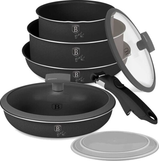 Berlinger Haus Titan Grytesett 9 Deler Berlinger Haus Bh 8256 Antrasitt