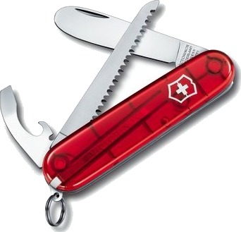 Victorinox My First Multiverktøy Lommekniv Rød, Klappkniv Uten Lås Victorinox My First Multiverktøy Lommekniv Rød, Klappkniv Uten Lås