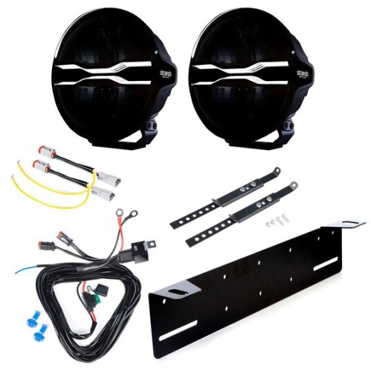 Ekstralys Strands FOR9T Dragon Drive 9 V2   Rund / 22 cm / 135W 2 stk   Komplett pakke
