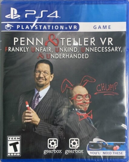 Penn & Teller VR: Frankly Unfair PS4 Penn & Teller VR: Frankly Unfair PS4