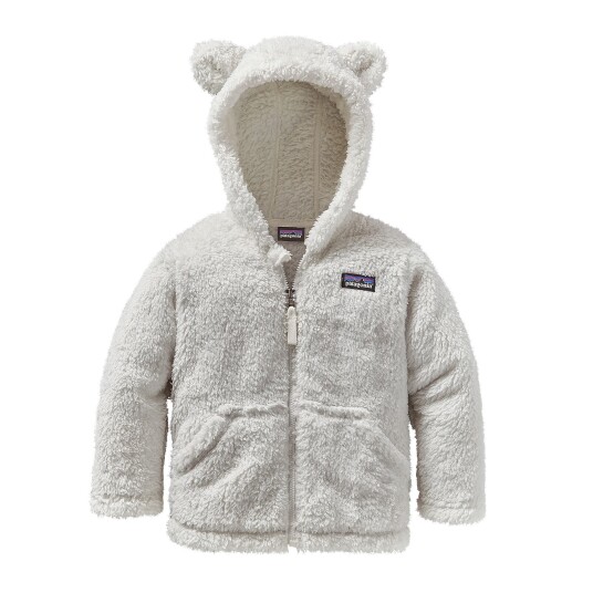 Patagonia Baby Furry Friends Hoody Birch White 3-6M Patagonia Baby Furry Friends Hoody Birch White 3-6M