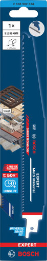 Bosch S1159XHM Bajonettsagblad 225 mm for tre og metall Bosch S1159XHM Bajonettsagblad 225 mm for tre og metall