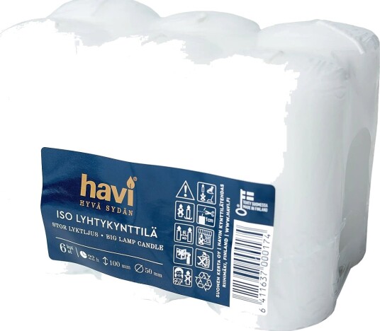 Havi Lantern Candles 22H   White   22 H