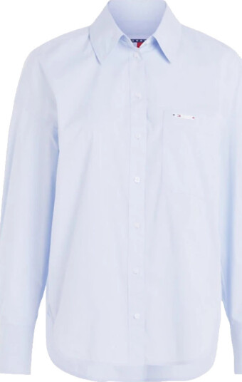 Tommy Hilfiger Dame Bluser & Skjorter Blå L,