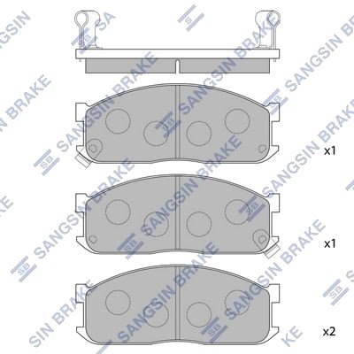 Hi Q SP1044 Bremseklosser