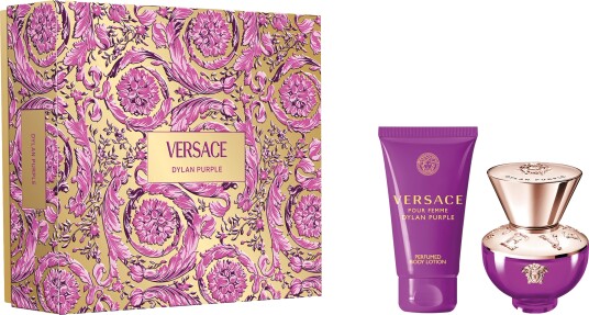Versace Dylan Purple Dames Parfyme Gavesett EdP 30 ml & Bodylotion 50 ml Versace Dylan Purple Dames Parfyme Gavesett EdP 30 ml & Bodylotion 50 ml
