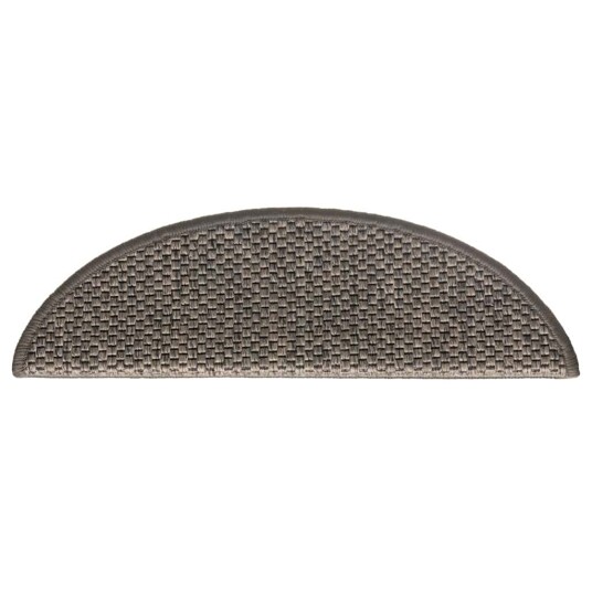 Selvklebende trappematter sisal 30 stk 56x17x3 cm brun beige 8721288459794