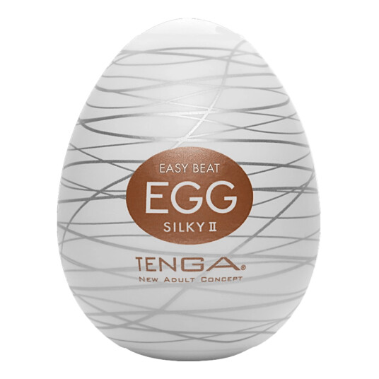 Tenga Egg Silky ll Håndjobb Masturbator     - Hvit