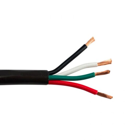 SCP 14/4SP-DB-100 - 2,08mm² 4-Conductor, Outdoor Direct Burial Speaker Cable, 100m spool, Black
