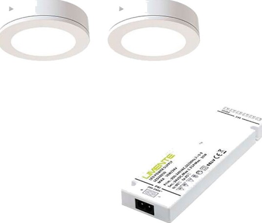 Limente LED Lenox-2 Spotlys 2pk - 6,4 cm (2x4W) Hvit