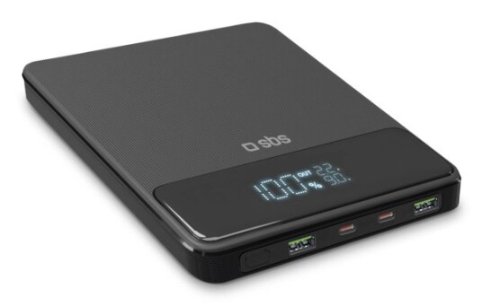 Sbs Ttbb20000pd100w, 20000 Mah, Adaptive Fast Charging, Svart