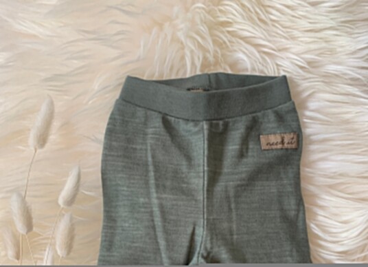Need It   Leggings i ull/bambus "Digg" Skjønn Grø