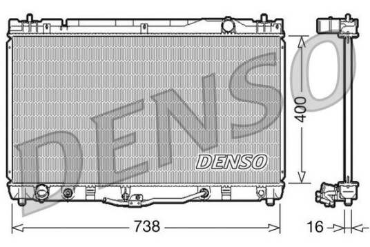 Radiator DENSO DRM50043