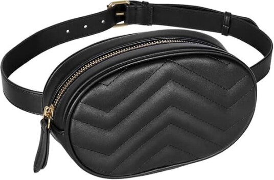 Dametass med midje, vanntett PU-lær, beltetaske, fanny pack, crossbody, bumbag til fest, reise, fotturer Dametass med midje, vanntett PU-lær, beltetaske, fanny pack, crossbody, bumbag til fest, reise, fotturer