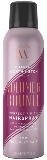 Charles Worthington Volume & Bounce Perfect Finish Hairspray 200 ml
