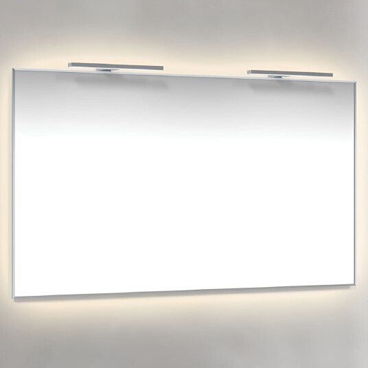 Macro Design Rammespeil T-belysning LED - med Ambilight Krom / 120cm Macro Design Rammespeil T-belysning LED - med Ambilight Krom / 120cm