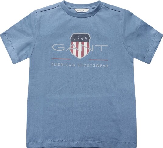 Gant Kids Archive Shield Ss T Shirt   SALTY SEA   116