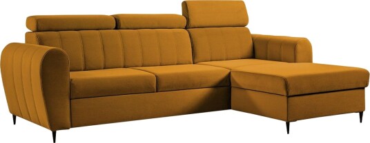 Hoffman Sofa med Sjeselong 3 seter Oransje Hoffman Sofa med Sjeselong 3 seter Oransje