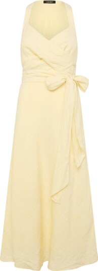 Lauren Ralph Lauren Y/D Tissue Linen Wvn Dresses Yellow 38