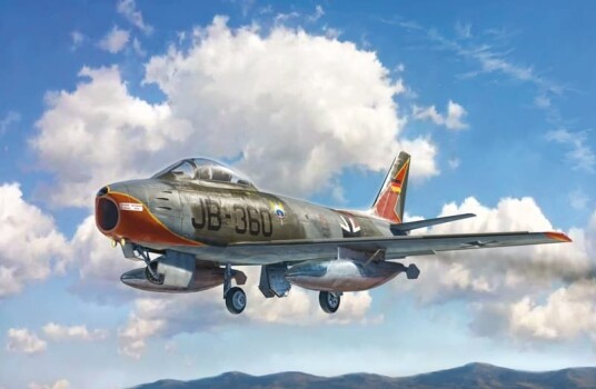 Italeri 1:48 F-86E Sabre Modellfly Byggesett