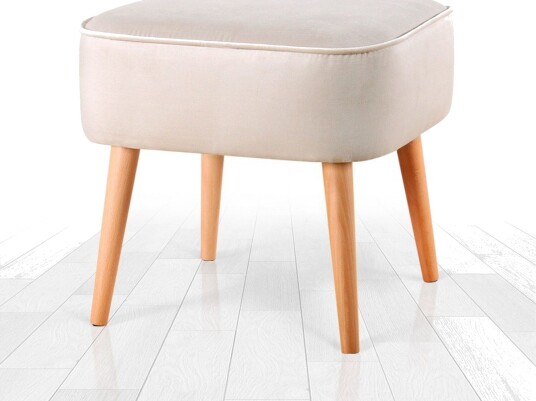 Anaro Sittepuff 45 cm Rektangulær Beige