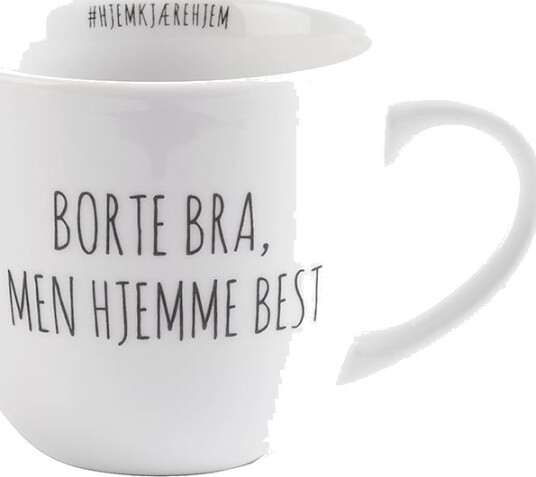 Porsgrunds Porselænsfabrik Hashtag Krus 38cl Borte Bra Hjemme Best