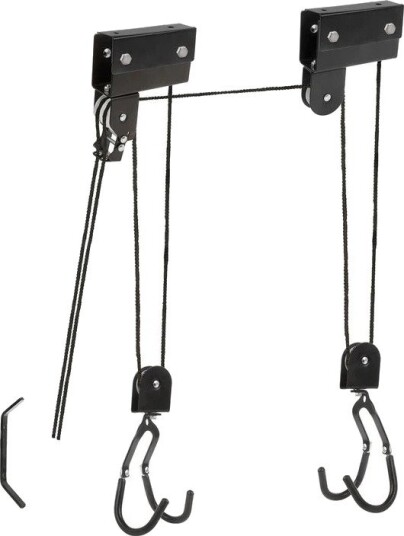 Sykkelholder M-Wave Bike Lift Strong Sykkelheis Takmontert 1 sykkel opptil 57 kg svart Sykkelholder M-Wave Bike Lift Strong Sykkelheis Takmontert 1 sykkel opptil 57 kg svart