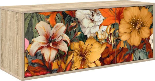vidaXL Vegghengt TV skap GENNEP 102 x 33 x 40 cm Sonoma eik vidaXL Vegghengt TV skap GENNEP 102 x 33 x 40 cm Sonoma eik